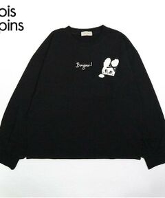 KP / ケーピー Tシャツ | troislapins うさぎワッペン長袖Tシャツ(140～160)