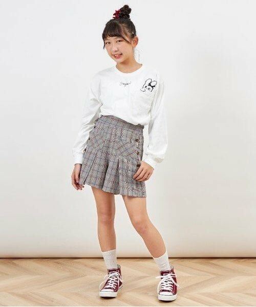 KP / ケーピー Tシャツ | troislapins うさぎワッペン長袖Tシャツ(140～160) | 詳細13