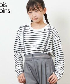 KP / ケーピー Tシャツ | troislapins プリント長袖Tシャツ(140～160)