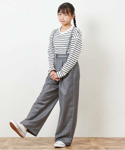 KP / ケーピー Tシャツ | troislapins プリント長袖Tシャツ(140～160) | 詳細1