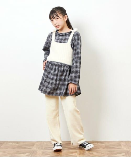 KP / ケーピー Tシャツ | troislapins ニットビスチェ＆チュニックセット(140～160) | 詳細13