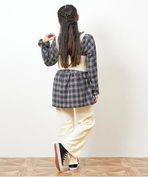 KP / ケーピー Tシャツ | troislapins ニットビスチェ＆チュニックセット(140～160) | 詳細14