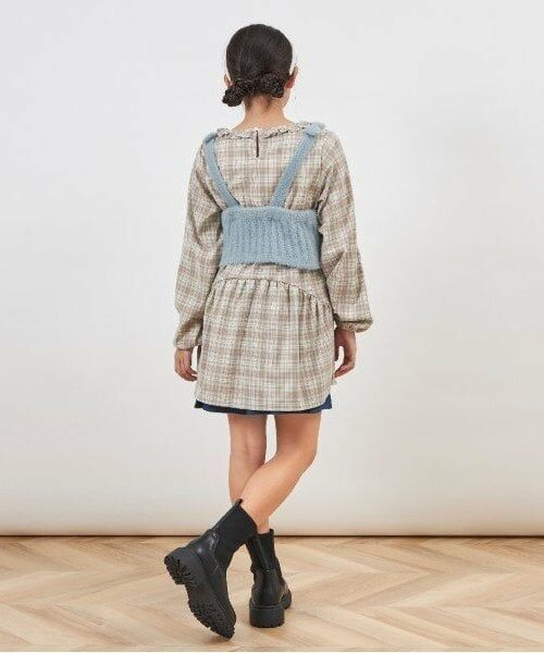 KP / ケーピー Tシャツ | troislapins ニットビスチェ＆チュニックセット(140～160) | 詳細19