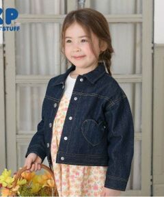 KP / ケーピー ブルゾン | KP ハートポケットデニムジャケット(110～160)