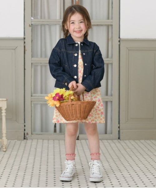 KP / ケーピー ブルゾン | KP ハートポケットデニムジャケット(110～160) | 詳細6