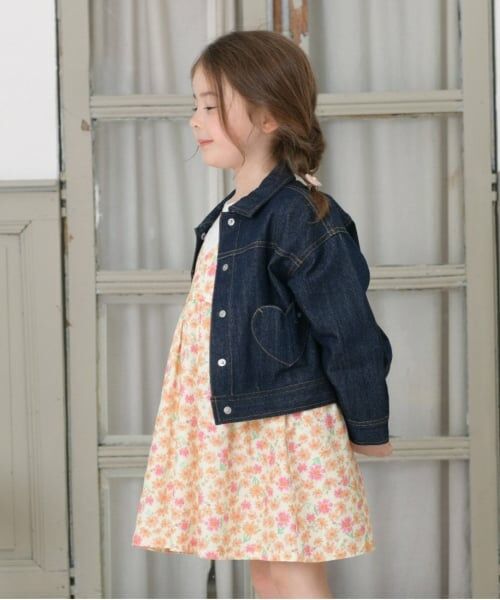 KP / ケーピー ブルゾン | KP ハートポケットデニムジャケット(110～160) | 詳細8