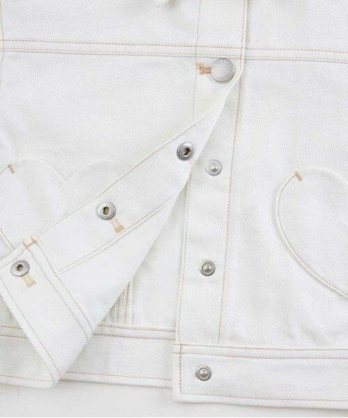 KP / ケーピー ブルゾン | KP ハートポケットデニムジャケット(110～160) | 詳細5