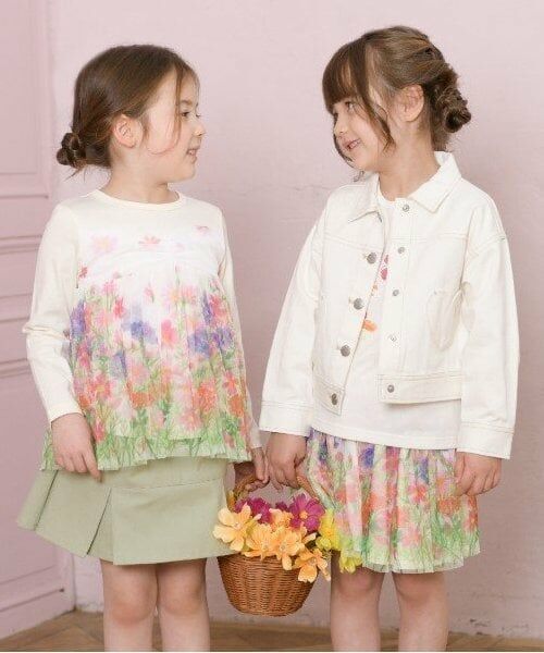 KP / ケーピー ブルゾン | KP ハートポケットデニムジャケット(110～160) | 詳細7