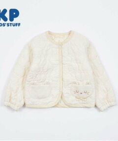 KP / ケーピー ブルゾン | KP ネコモチーフキルトジャケット(80～140)