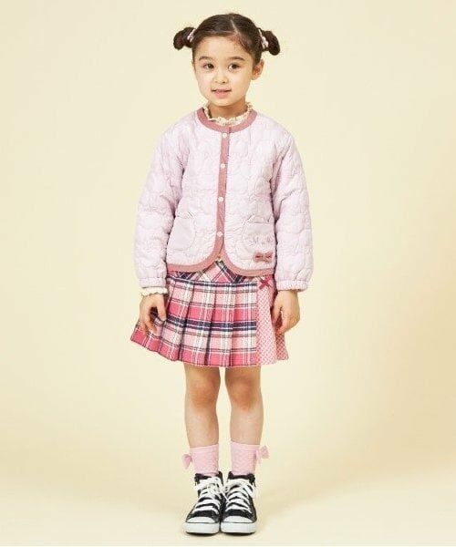 KP / ケーピー ブルゾン | KP ネコモチーフキルトジャケット(80～140) | 詳細10