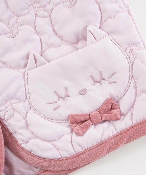 KP / ケーピー ブルゾン | KP ネコモチーフキルトジャケット(80～140) | 詳細3
