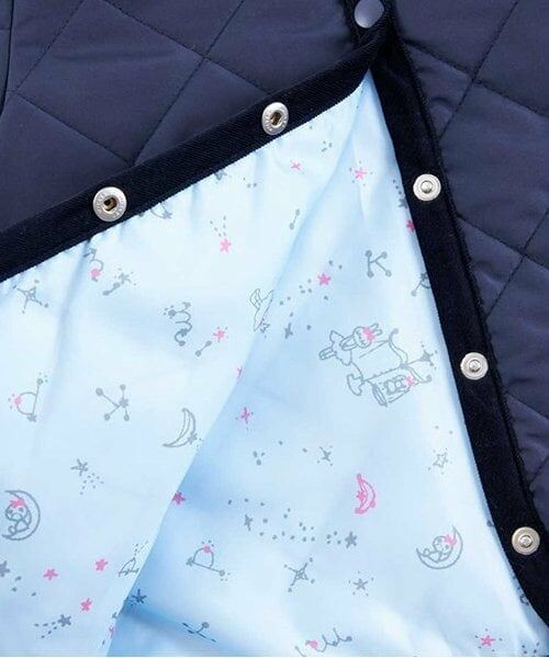 KP / ケーピー ブルゾン | KP 星座プリント裏地キルトジャケット(90～160) | 詳細12