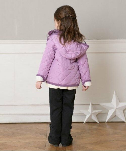 KP / ケーピー ブルゾン | KP 星座プリント裏地キルトジャケット(90～160) | 詳細2