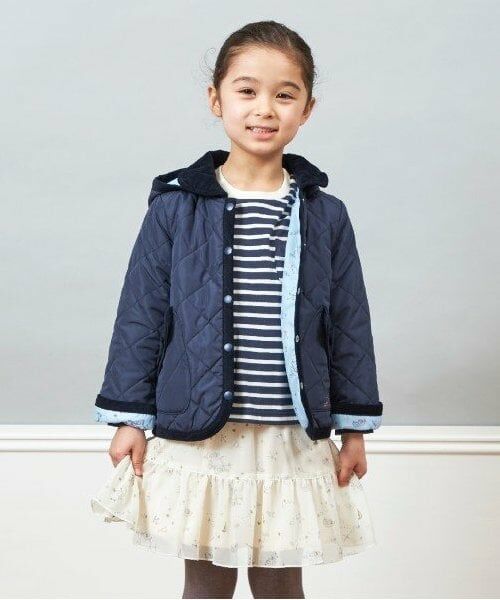 KP / ケーピー ブルゾン | KP 星座プリント裏地キルトジャケット(90～160) | 詳細4