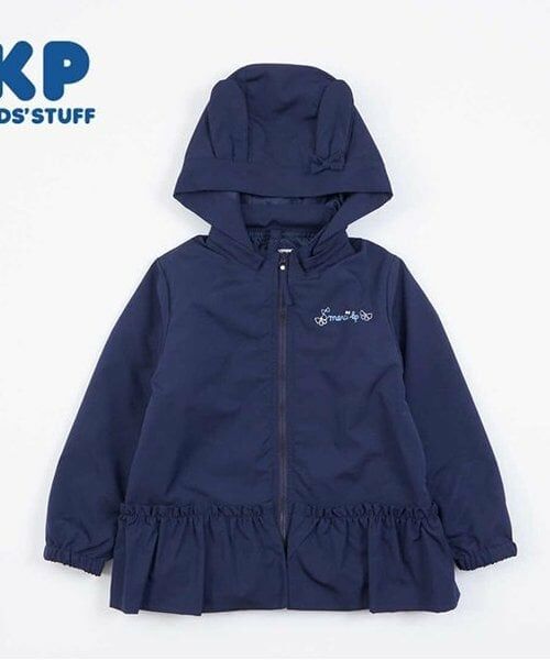 KP / ケーピー ブルゾン | KP うさ耳3wayブルゾン(80～150)（紺）