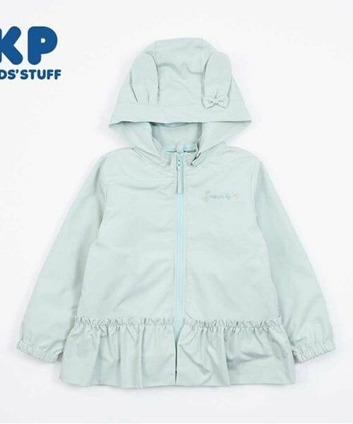 KP / ケーピー ブルゾン | KP うさ耳3wayブルゾン(80～150)（ミント）