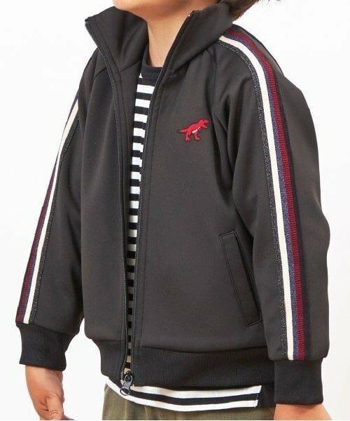 KP / ケーピー ブルゾン | KPBOY 恐竜刺しゅう袖ライン付きブルゾン(110～150) | 詳細15