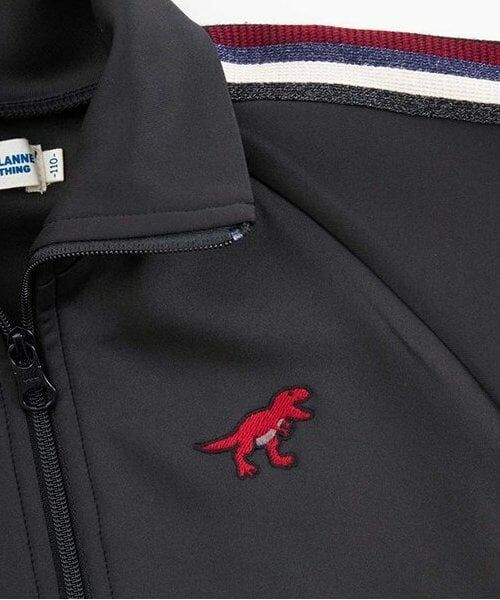 KP / ケーピー ブルゾン | KPBOY 恐竜刺しゅう袖ライン付きブルゾン(110～150) | 詳細3