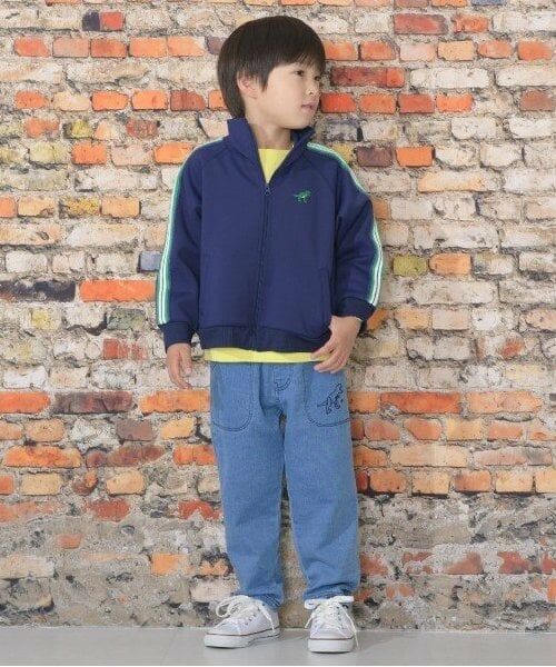 KP / ケーピー ブルゾン | KPBOY 恐竜刺しゅう袖ライン付きブルゾン(110～150) | 詳細9