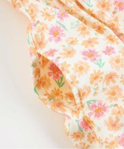 KP / ケーピー ミニ丈・ひざ丈ワンピース | KP コスモス柄レイヤード風長袖ワンピース(80～150) | 詳細6
