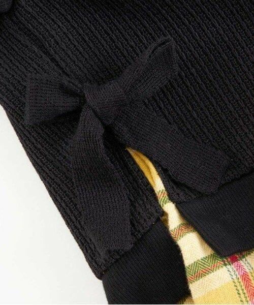 KP / ケーピー ミニ丈・ひざ丈ワンピース | KP レイヤード風チェックワンピース(90～160) | 詳細4