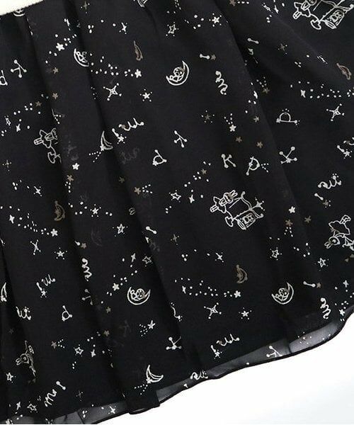 KP / ケーピー ミニ丈・ひざ丈ワンピース | KP 星座柄シフォンワンピース(90～150) | 詳細16