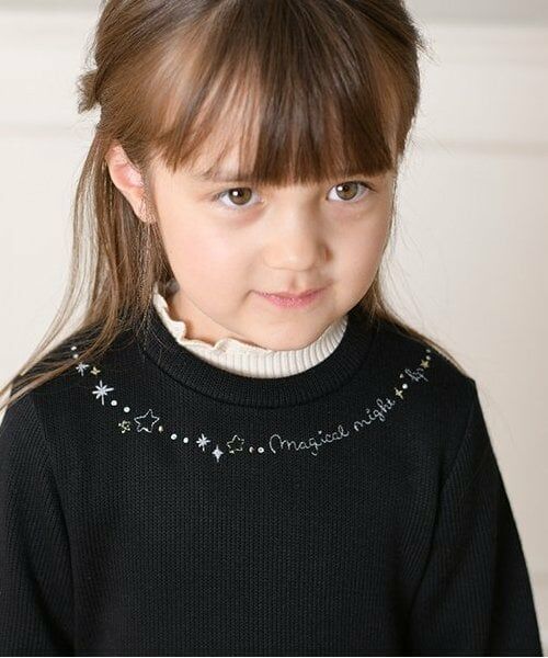 KP / ケーピー ミニ丈・ひざ丈ワンピース | KP 星座柄シフォンワンピース(90～150) | 詳細8