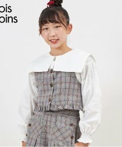 troislapins ビッグカラーブラウス(140～160)