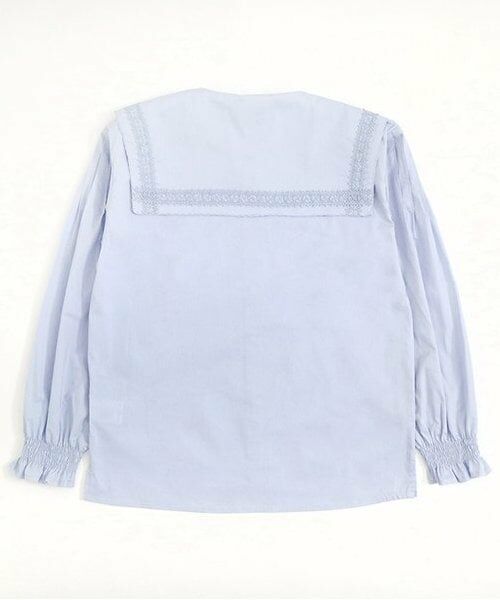 KP / ケーピー シャツ・ブラウス | troislapins ビッグカラーブラウス(140～160) | 詳細1