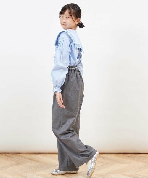 KP / ケーピー シャツ・ブラウス | troislapins ビッグカラーブラウス(140～160) | 詳細13