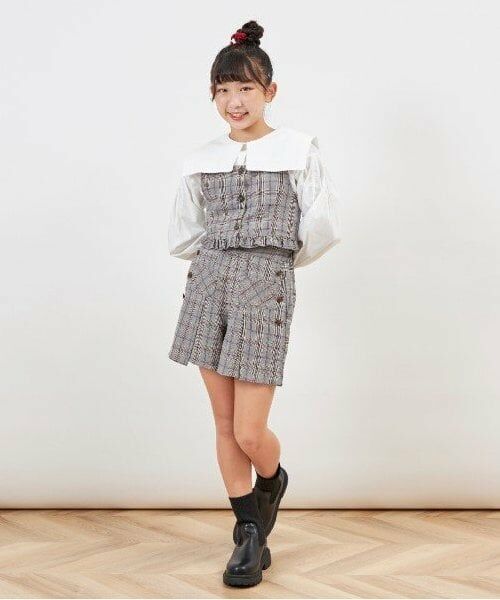 KP / ケーピー シャツ・ブラウス | troislapins ビッグカラーブラウス(140～160) | 詳細15