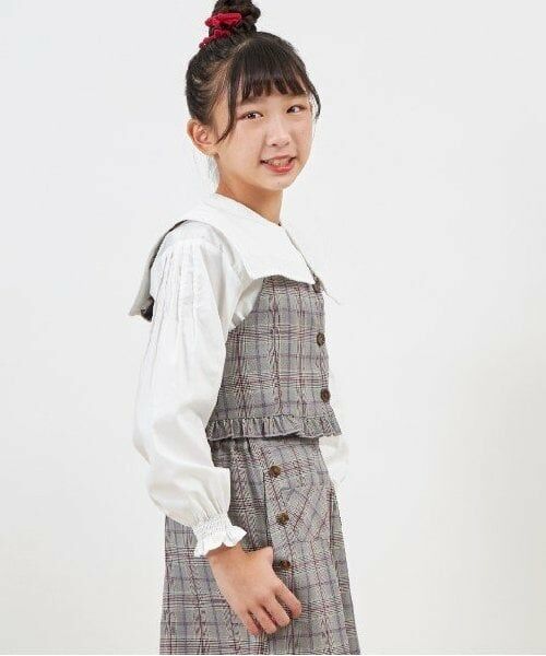 KP / ケーピー シャツ・ブラウス | troislapins ビッグカラーブラウス(140～160) | 詳細16