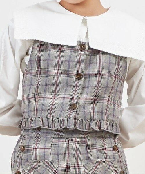 KP / ケーピー シャツ・ブラウス | troislapins ビッグカラーブラウス(140～160) | 詳細17