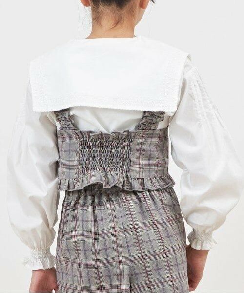 KP / ケーピー シャツ・ブラウス | troislapins ビッグカラーブラウス(140～160) | 詳細19