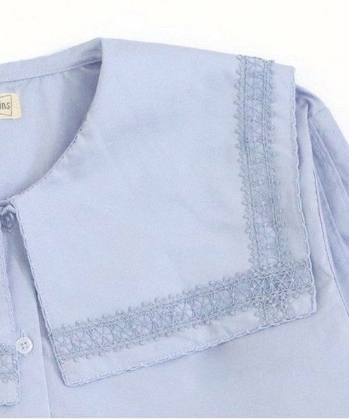 KP / ケーピー シャツ・ブラウス | troislapins ビッグカラーブラウス(140～160) | 詳細3