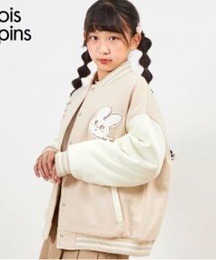KP / ケーピー ブルゾン | troislapins うさぎワッペンスタジャン(140～160)
