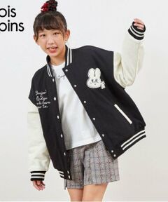 KP / ケーピー ブルゾン | troislapins うさぎワッペンスタジャン(140～160)