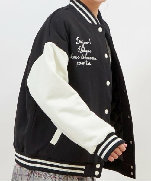 KP / ケーピー ブルゾン | troislapins うさぎワッペンスタジャン(140～160) | 詳細4