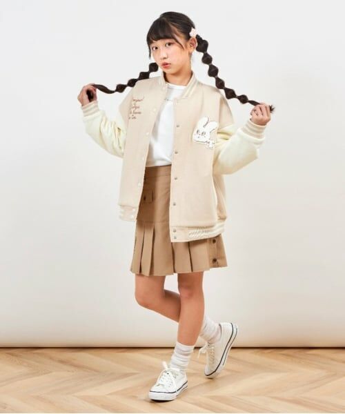 KP / ケーピー ブルゾン | troislapins うさぎワッペンスタジャン(140～160) | 詳細6