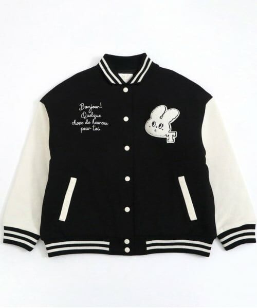 KP / ケーピー ブルゾン | troislapins うさぎワッペンスタジャン(140～160) | 詳細9