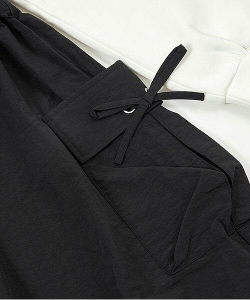 KP / ケーピー ミニ丈・ひざ丈ワンピース | troislapins ハーフジップドッキングカーゴワンピース(140～160) | 詳細6