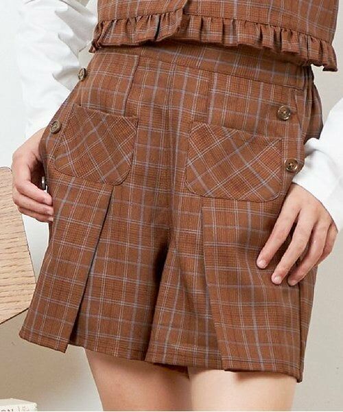 KP / ケーピー ショート・ハーフ・半端丈パンツ | troislapins ビスチェ&ショートパンツセット(140~160) | 詳細11