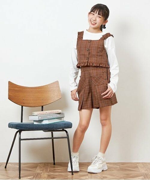 KP / ケーピー ショート・ハーフ・半端丈パンツ | troislapins ビスチェ&ショートパンツセット(140~160) | 詳細9