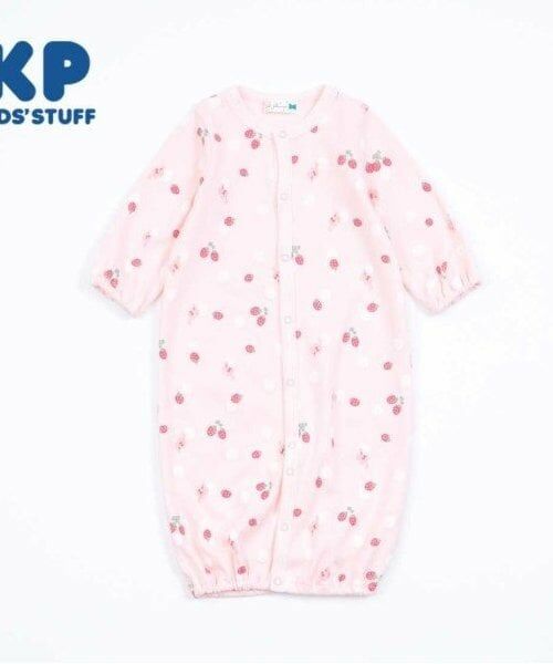 KP / ケーピー ロンパース | KP いちご柄2WAYオール（ピンク）