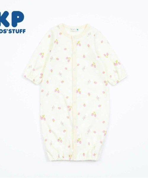 KP / ケーピー ロンパース | KP いちご柄2WAYオール（クリーム）