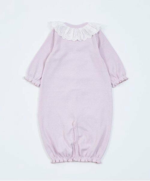 KP / ケーピー ロンパース | KP レース衿ボーダー柄2WAYオール | 詳細14