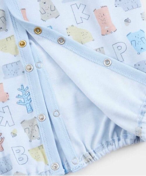 KP / ケーピー ロンパース | KPBOY 日本製/クマ総柄スムース2WAYドレス | 詳細3