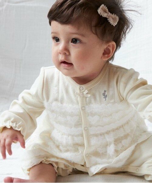 KP / ケーピー ロンパース | KP 花柄レースドッキングカバーオール | 詳細5