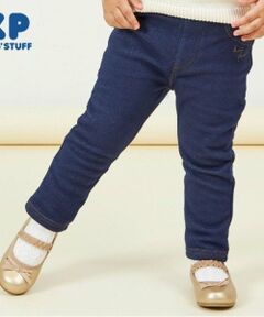 KP(ケーピー)デニムニット裏シャギーパンツ(80～90)