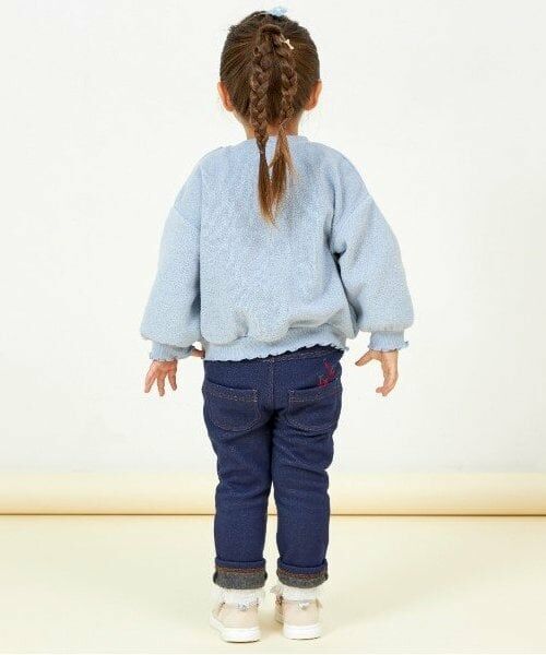 KP / ケーピー その他パンツ | KP(ケーピー)デニムニット裏シャギーパンツ(80～90) | 詳細3